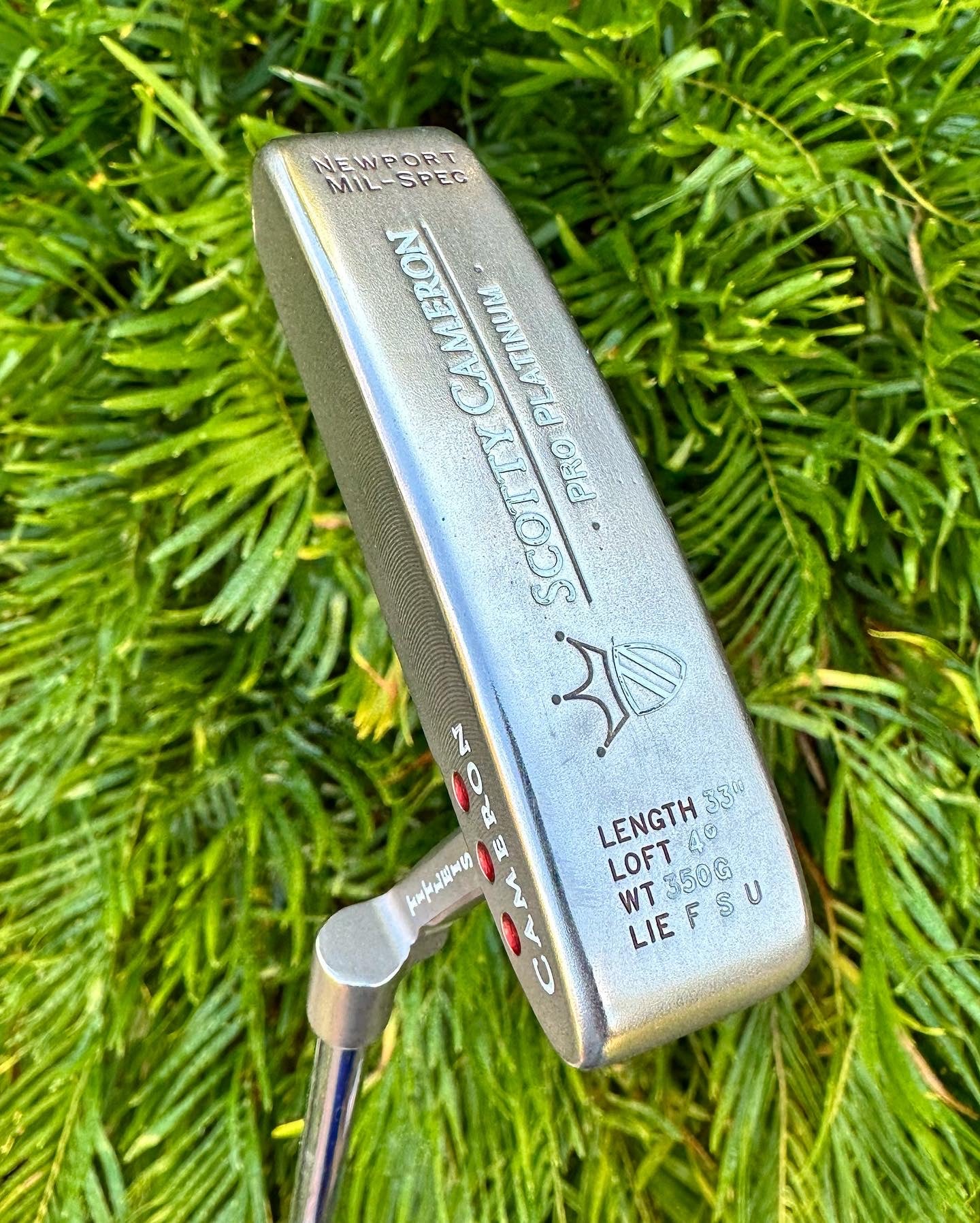 LH Scotty Cameron 350 g mil spec Newport