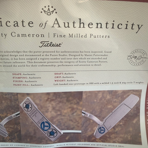 Left handed tour Scotty 2.5 welded neck