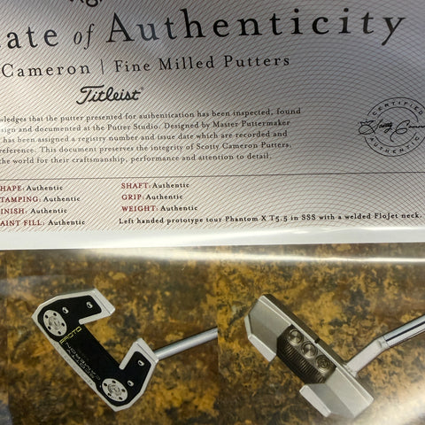 Left handed tour 5.5 Scotty Cameron putter